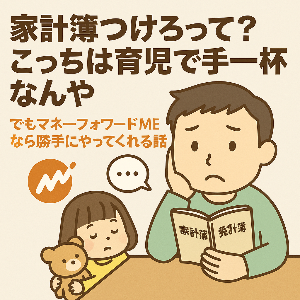 【お金シリーズVol.3】家計簿？仕事＆育児で手一杯なんや！でもマネフォMEなら解決って話