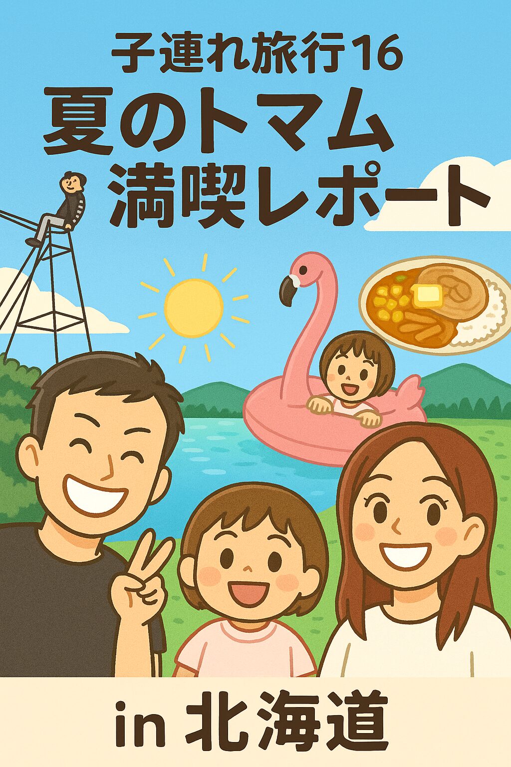 【子連れ旅行16】トマム滞在レポ！3歳児と楽しむ大自然、夏の北海道